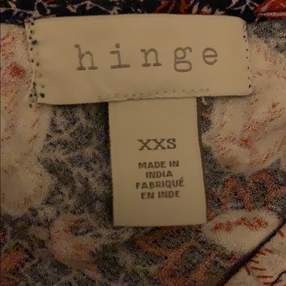 Hinge Floral Print Sleeveless Drawstring Dress XXS - Picture 5 of 5